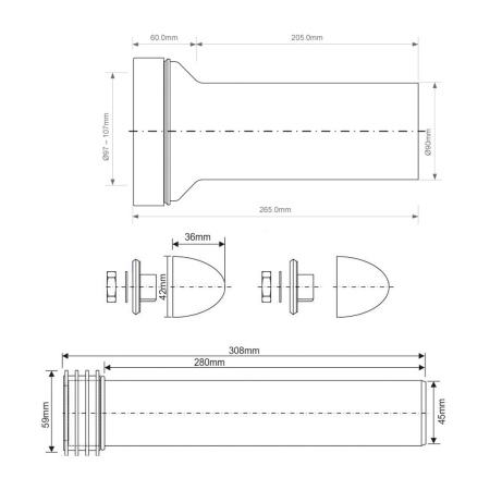 Комплект дополнительных принадлежностей McALPINE FP45R-KIT2