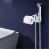 Смеситель встраив. GROSS AQUA Bidet c гигиенич. душем и держат. для туалет. бумаги GA120301C
