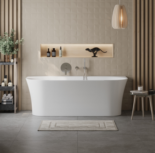 Ванна пристенная BelBagno BB711-1550-700, 1550х700