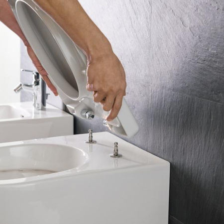 Сиденье для унитаза LAUFEN Pro (Про) с микролифтом, быстросъемное, ультратонкое