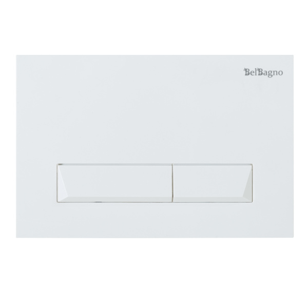 Клавиша для инсталляции BELBAGNO Marmi BB009-MR-BIANCO, белый глянцевый