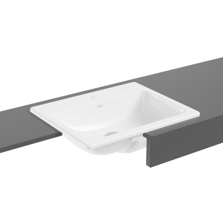 Раковина VITRA S20 (С20), 550х450, прямоугольная, с переливом, встраиваемая сверху