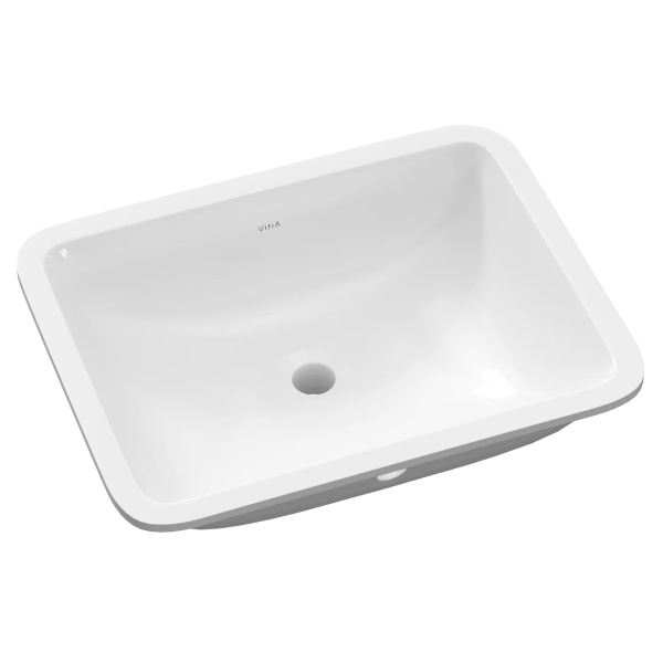 Раковина VITRA S50 (С50) 530х415, прямоугольная, с переливом, встраиваемая снизу