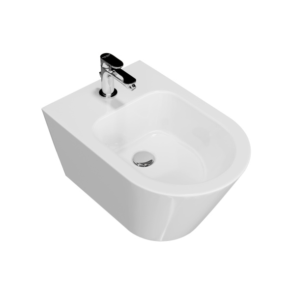 Биде подвесное KERAMA MARAZZI Plaza Modern (Плаза Модерн), 35х53, с переливом, отверстие для смесите