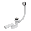 Сифон для ванны ALCAPLAST A504CKM-60, Click/Clack, G1 1/2"х40/50, хром глянцевый