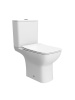 Унитаз напольный BELBAGNO Romano (Романо), 36,5х64, безободковый, торнадо, с сиденьем микролифт