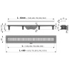 Водоотводящий желоб ALCAPLAST APZ10-650М, с решеткой