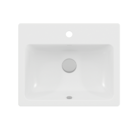 Раковина VITRA S20 (С20), 550х450, прямоугольная, с переливом, встраиваемая сверху