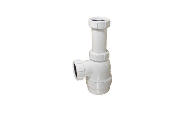 Сифон для раковины McALPINE MRW2 G1 1/4"х32, горизонтальный выпуск, без гофры