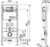 Инсталляция для унитаза TECEbase 9400414, клавиша черный матовый