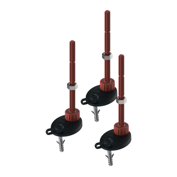 Комплект опор TECEdrainline 674000, 3 шт., регулируемые 95-194мм