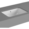 Раковина VITRA S20 (С20) 500х370, прямоугольная, без перелива, встраиваемая снизу СЦ