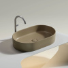 Раковина-чаша CERAMICA NOVA Element (Элемент) 60, 122х600х385, овальная, капучино матовый