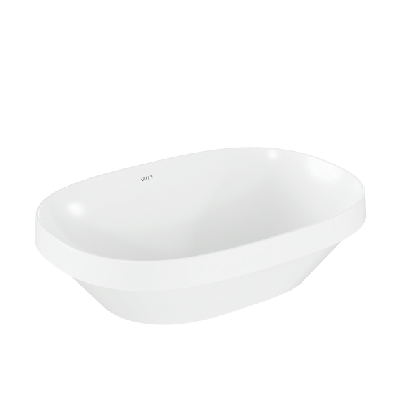 Раковина VITRA Frame (Фрейм) 560х390, овальная, без перелива, встраиваемая сверху