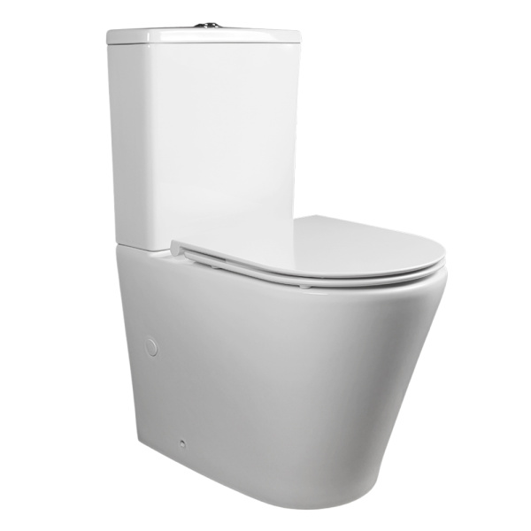 Унитаз напольный CALYPSO CS2149UQ-TKS, 38х60,5, безободковый, торнадо, с сиденьем микролифт