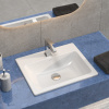 Раковина VITRA S20 (С20), 550х450, прямоугольная, с переливом, встраиваемая сверху