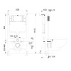 Инсталляция AQUATEK Лея-014 4в1 (унитаз с сиденьем микролифт+инсталляция+клавиша)