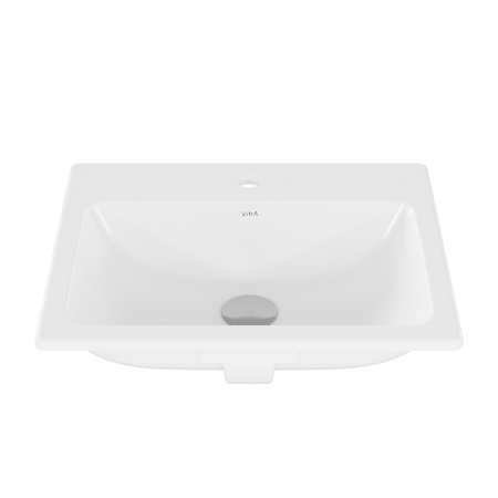 Раковина VITRA S20 (С20), 550х450, прямоугольная, с переливом, встраиваемая сверху