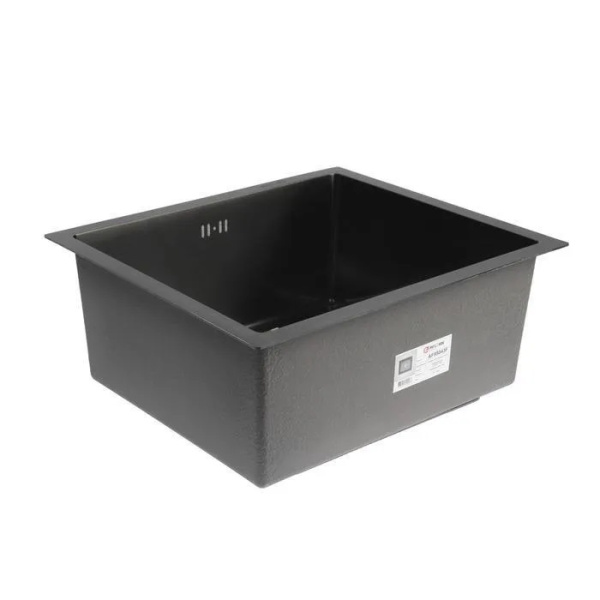 Мойка кухонная AFLORN AF95043F, прямоугольная, графит 