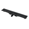 Водоотводящий желоб ALCAPLAST APZ101BLACK-750 Low, без решетки