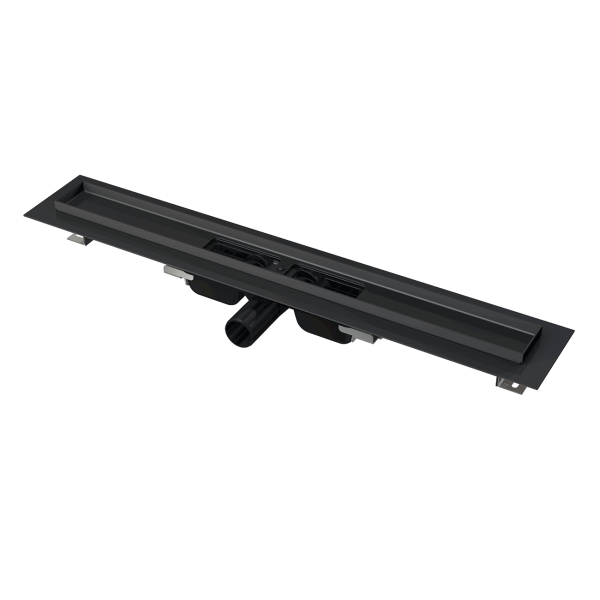 Водоотводящий желоб ALCAPLAST APZ101BLACK-750 Low, без решетки