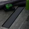 Водоотводящий желоб VECONI Klasik/Floor Black 950, с решеткой, черный матовый