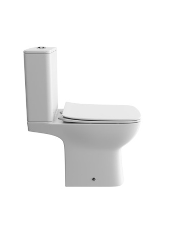 Унитаз напольный BELBAGNO Romano (Романо), 36,5х64, безободковый, торнадо, с сиденьем микролифт