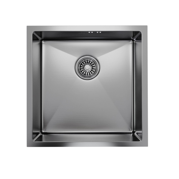 Мойка кухонная MIXLINE Pro (Про) 450х450, квадратная, нержавеющая сталь СЦ