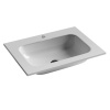 Раковина накладная CERAMICA NOVA Grace (Грация) 60, прямоугольная, без перелива