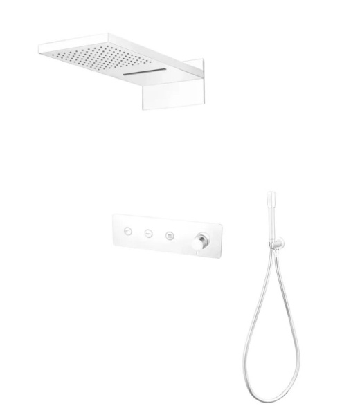 Душевая система BOHEME Fusion 130-MW, встраиваемая, белый матовый