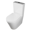 Унитаз напольный CALYPSO CS2149UQ-TKS, 38х60,5, безободковый, торнадо, с сиденьем микролифт