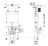 Клавиша для инсталляции BOCCHI Magre 8200-0041, хром глянцевый СЦ