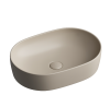 Раковина-чаша CERAMICA NOVA Element (Элемент) 60, 135х600х415, овальная, капучино матовый
