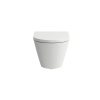 Унитаз подвесной LAUFEN Kartell (Картель), 37х54,5, безободковый, без сиденья