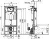 Инсталляция для унитаза ALCAPLAST Sadromodul AM101/1120-0001, без клавиши