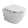 Унитаз подвесной CERAMICA NOVA Uno (Уно), 36х49, безободковый, торнадо, с сиденьем микролифт