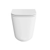 Унитаз подвесной KERAMA MARAZZI Cubo (Кубо), 34х48,5, безободковый, торнадо, с сиденем микролифт