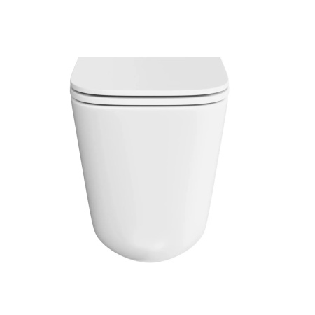 Унитаз подвесной KERAMA MARAZZI Cubo (Кубо), 34х48,5, безободковый, торнадо, с сиденем микролифт