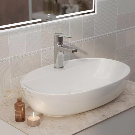 Раковина-чаша KERAMA MARAZZI Plaza (Плаза), 135х600х400, овальная, без перелива