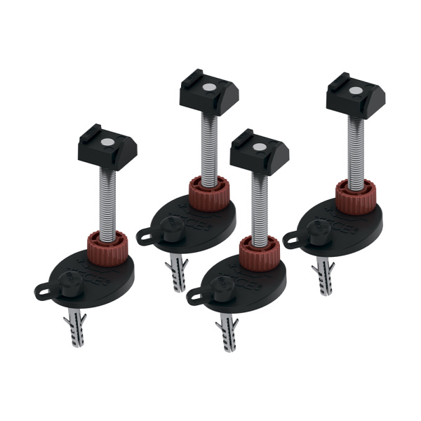Комплект опор TECEdrainline 660003, 4 шт., регулируемые 94-142мм