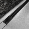 Водоотводящий желоб BERGES Super Slim 800 с решеткой, черный матовый