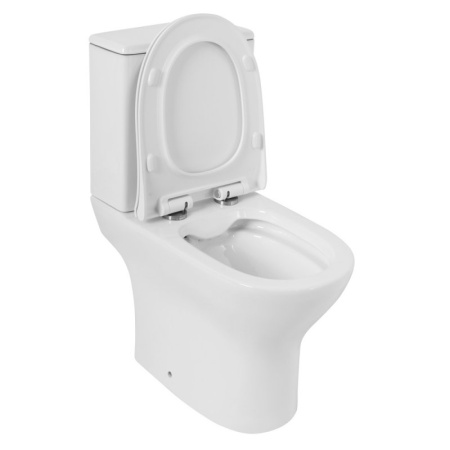 Унитаз напольный BELBAGNO Romano (Романо), 36,5х64, безободковый, торнадо, с сиденьем микролифт
