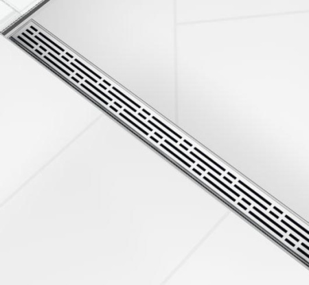 Решетка TECE Basic 1000 для водоотводящего желоба TECEdrainline, хром глянцевый