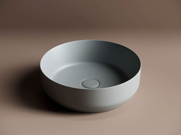 Раковина-чаша CERAMICA NOVA Element (Элемент) 39, 120х390х390, круглая, антрацит матовый