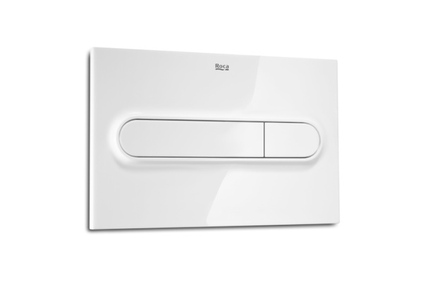 Клавиша для инсталляции ROCA Duplo One 890195000 PL1, белый глянцевый