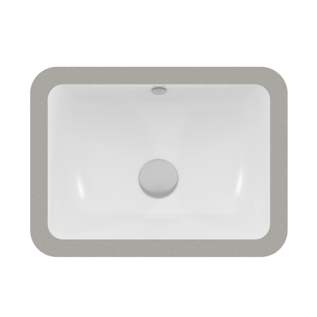 Раковина VITRA S20 (С20) 500х370, прямоугольная, без перелива, встраиваемая снизу СЦ