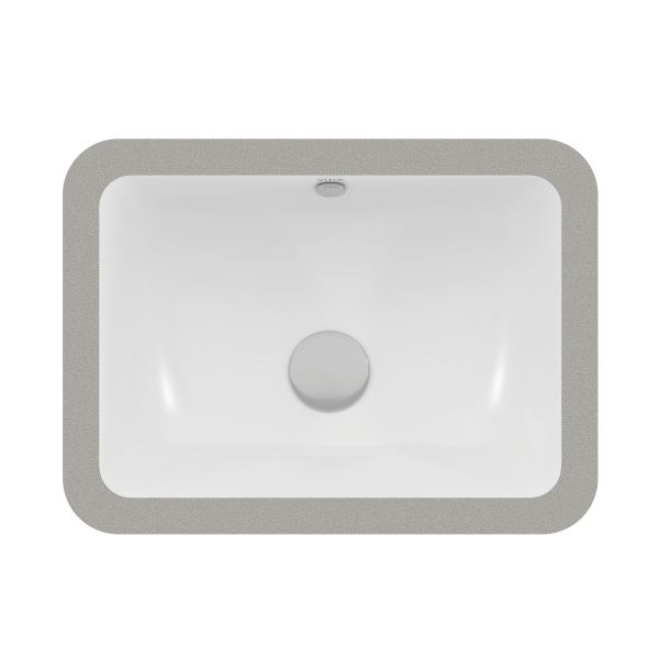 Раковина VITRA S20 (С20) 500х370, прямоугольная, без перелива, встраиваемая снизу СЦ