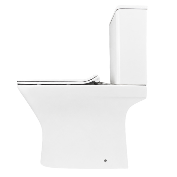 Унитаз напольный CALYPSO CS5305UQ-TK, 35х64, безободковый, торнадо, с сиденьем микролифт