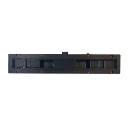 Водоотводящий желоб VECONI Klasik/Floor Black 950, с решеткой, черный матовый