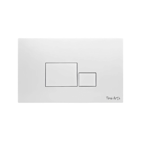 Клавиша для инсталляции TONI ARTI Токко TA-0062, белый глянцевый